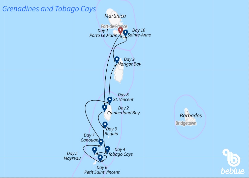 Caribbean, Grenadines and Tobago Cays - ID 62